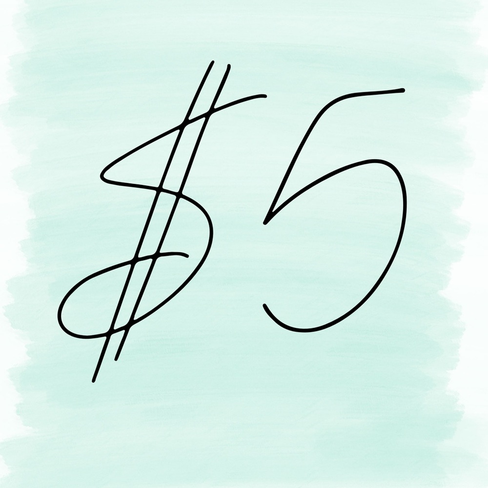 $5 Sale! Everything in this section $5!